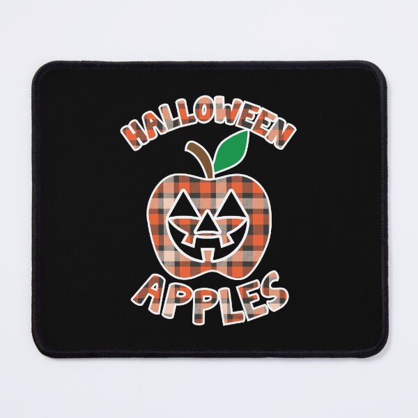 Item preview, Halloween Apples Scary Face | Plaid Pattern Apple designed and sold by GravitiTees.