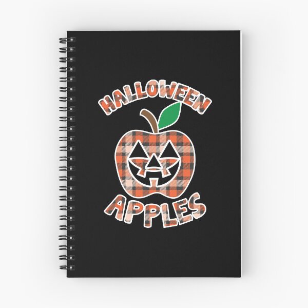 Item preview, Halloween Apples Scary Face | Plaid Pattern Apple designed and sold by GravitiTees.