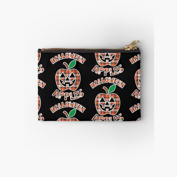 Item preview, Halloween Apples Scary Face | Plaid Pattern Apple designed and sold by GravitiTees.