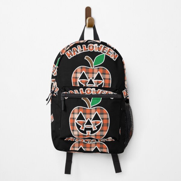 Item preview, Halloween Apples Scary Face | Plaid Pattern Apple designed and sold by GravitiTees.