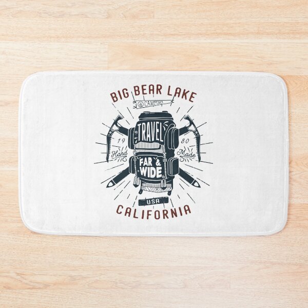 Item preview, Big Bear Lake California Backpack Gear Retro designed and sold by KrisSidDesigns.