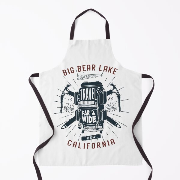 Item preview, Big Bear Lake California Backpack Gear Retro designed and sold by KrisSidDesigns.