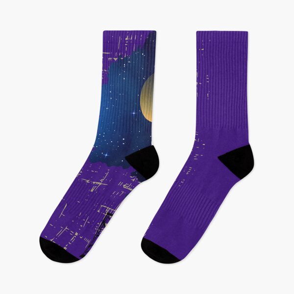 Item preview, the cat in the window and the moon in the sky. designed and sold by ZHUGUI.