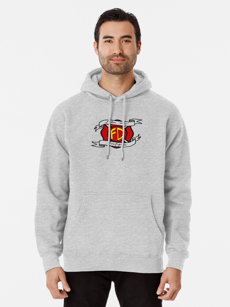 Discover I Love My Firefighter Pullover Hoodie