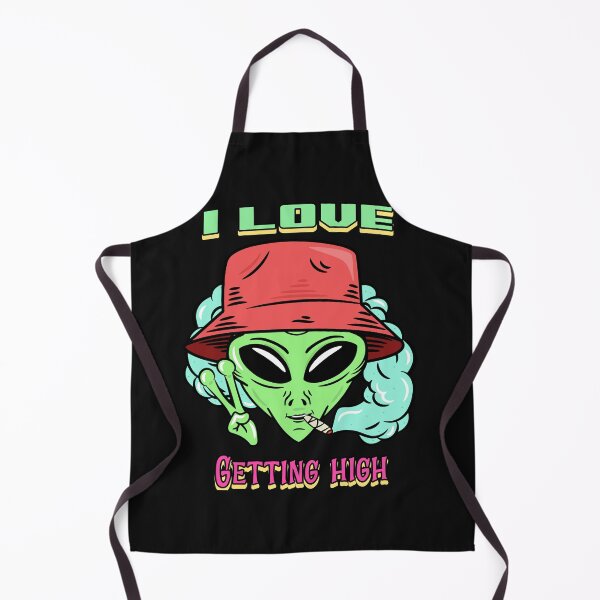 Item preview, Alien Pothead (Black) designed and sold by PotheadTees.