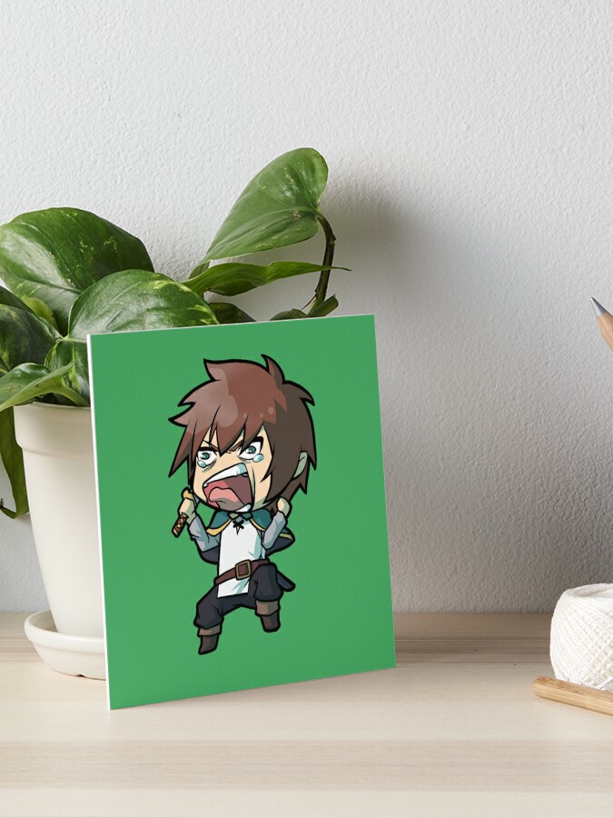 Chibi Kazuma - Konosuba - Konosuba - Posters and Art Prints