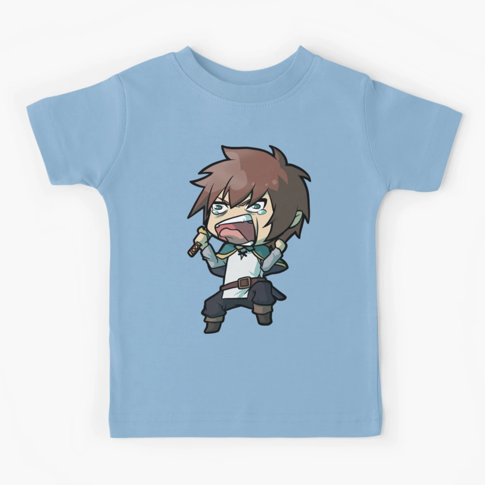 Mens Best Sato Anime Chibi Kazuma Gift For Movie Fans Toddler T-Shirt