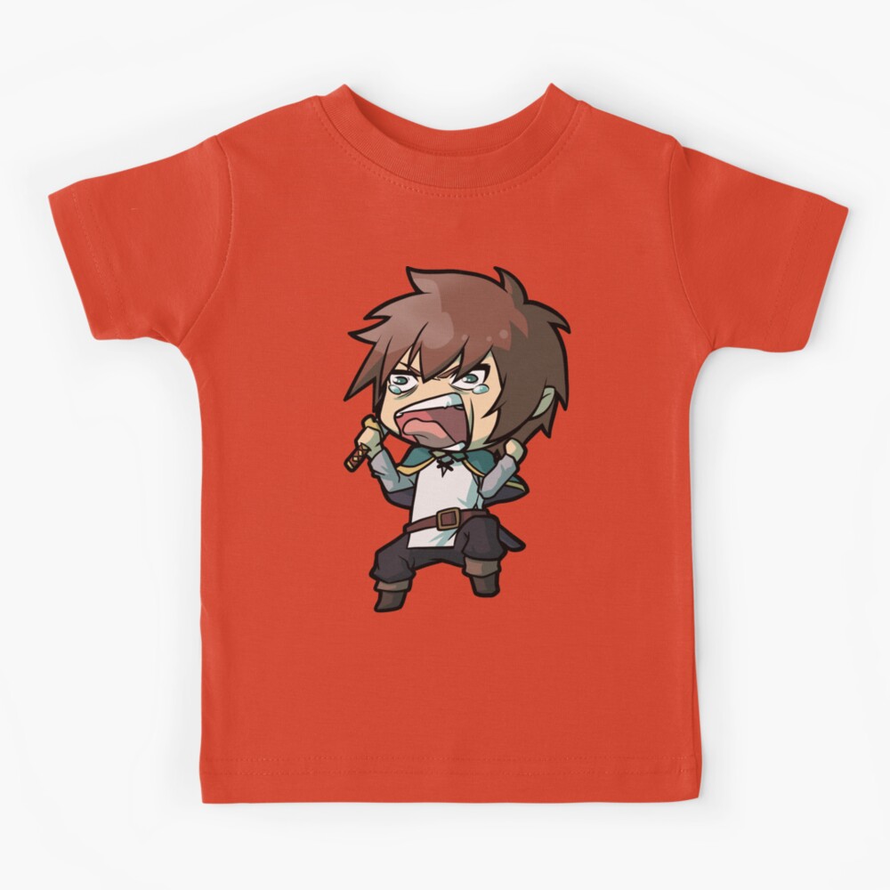 Mens Best Sato Anime Chibi Kazuma Gift For Movie Fans Toddler T-Shirt