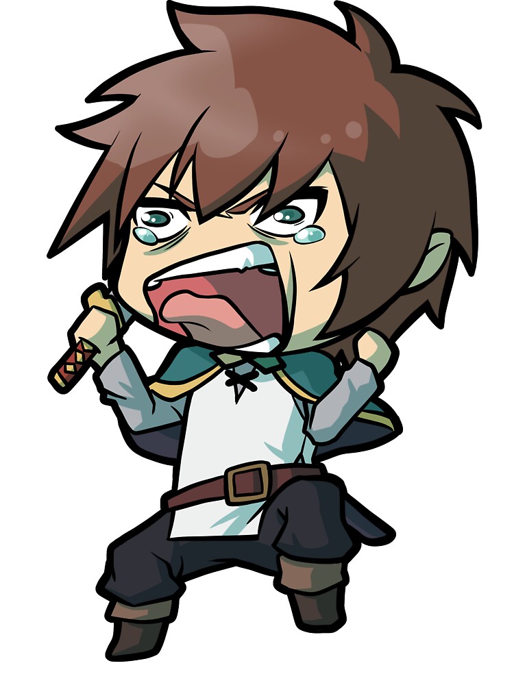 Chibi Kazuma - Konosuba - Konosuba - Posters and Art Prints