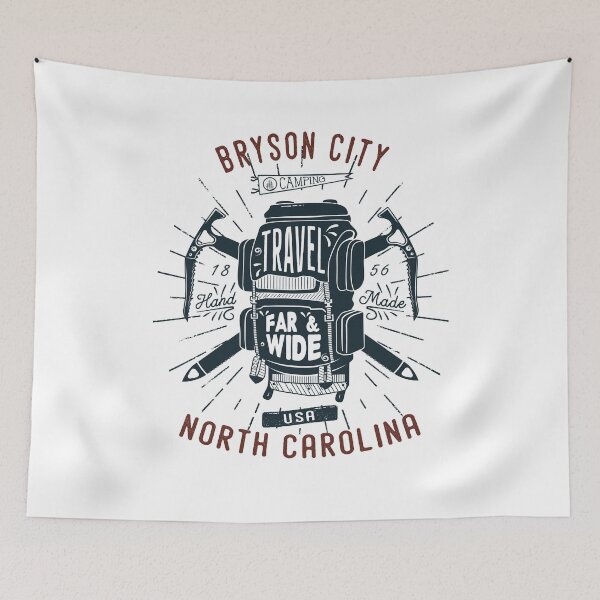 Item preview, Bryson City North Carolina Backpack Gear Retro designed and sold by KrisSidDesigns.