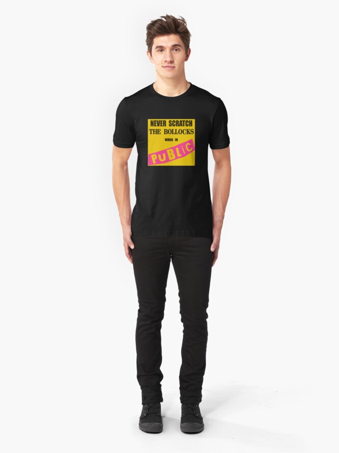 Alternate view of Polite Punk Wear Slim Fit T-Shirt