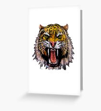 Tekken - Heihachi Tiger Greeting Card