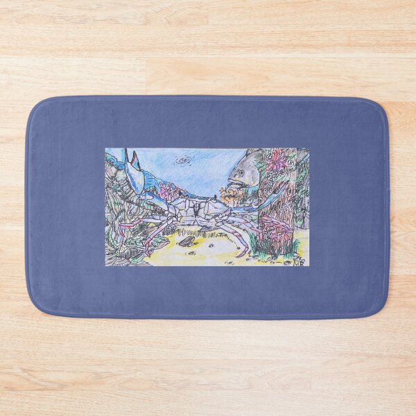 Item preview, Blue Crab Scavenging an Oyster Reef designed and sold by marcnking.