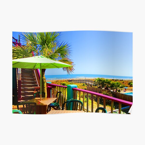 Beach View by Jan Marvin Poster