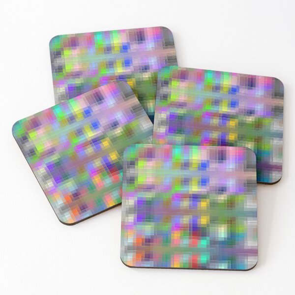 Item preview, Colorful Pixels Ilusion Squares. designed and sold by JLincoln48.