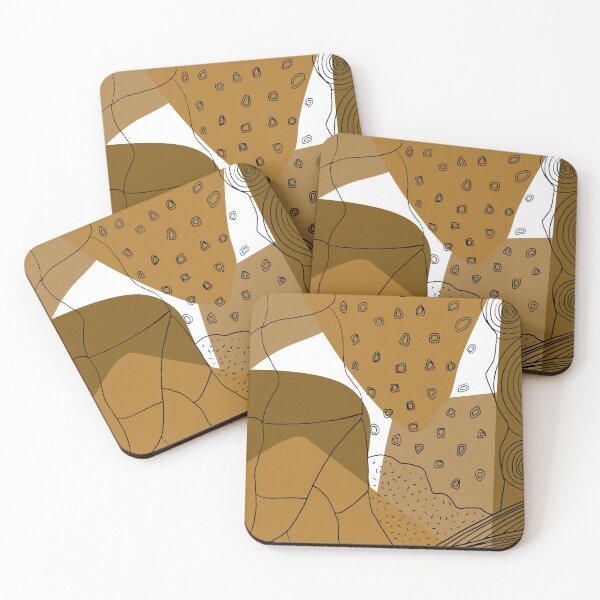 Item preview, Abstract Tribal Pattern with Black Outlines IX designed and sold by lineartdesigns.