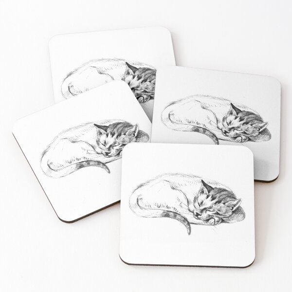 Item preview, SLEPPING KITTY designed and sold by bohokitty.