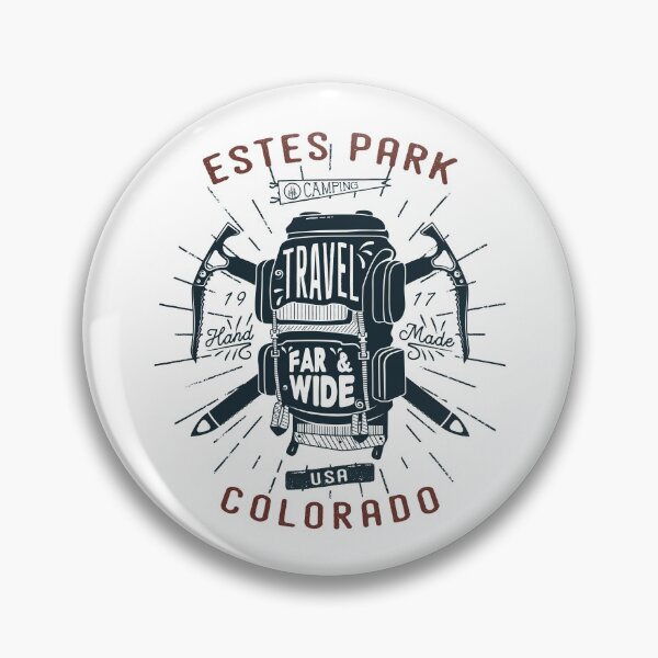 Item preview, Estes Park Colorado Backpack Gear Retro designed and sold by KrisSidDesigns.