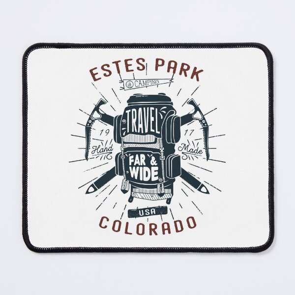 Item preview, Estes Park Colorado Backpack Gear Retro designed and sold by KrisSidDesigns.