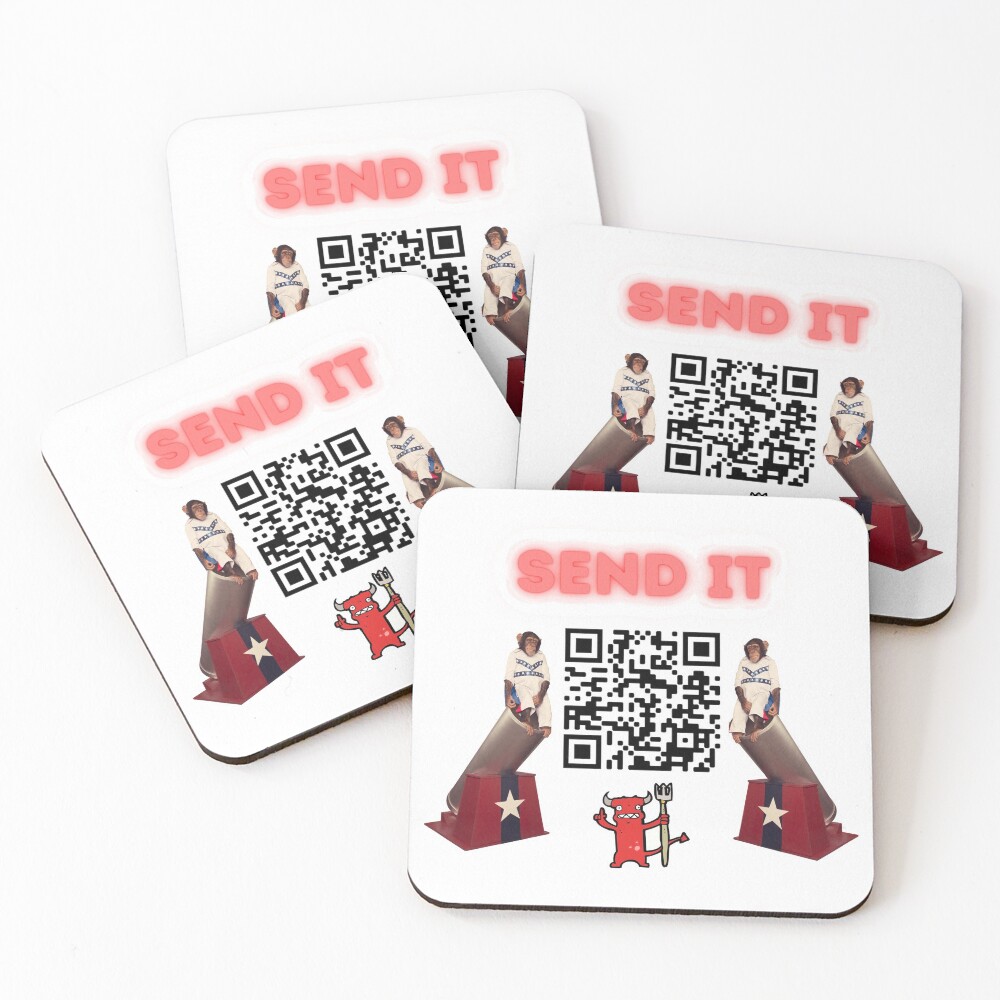Item preview, Coasters (Set of 4) designed and sold by QRcodeTees.