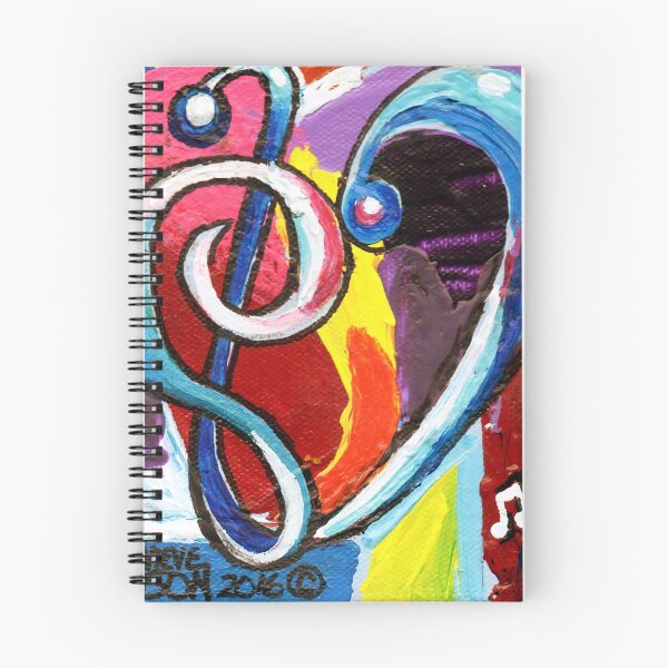 Item preview, Arte de la música con corazón designed and sold by Genevieve Esson.