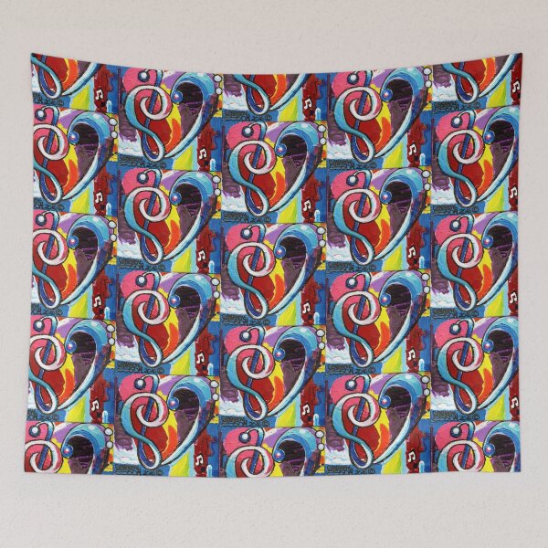 Item preview, Arte de la música con corazón designed and sold by Genevieve Esson.
