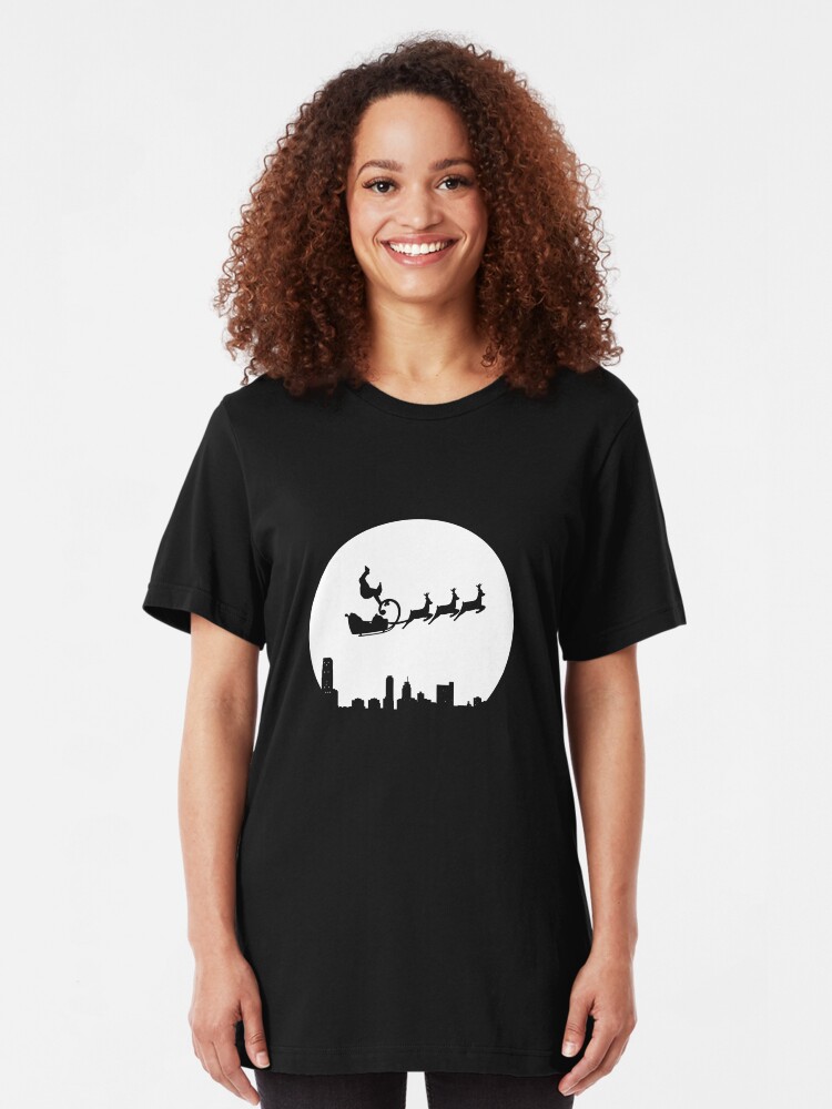 Alternate view of Stunt Santa Slim Fit T-Shirt