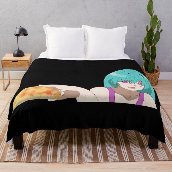 Aperçu de l'œuvre Anime girl qui aime la pizza au fromage créée et vendue par brendanre.