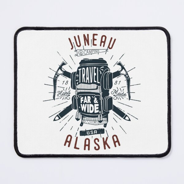 Item preview, Juneau Alaska Backpack Gear Retro designed and sold by KrisSidDesigns.