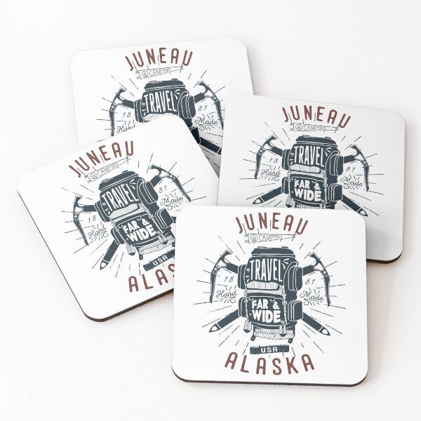Item preview, Juneau Alaska Backpack Gear Retro designed and sold by KrisSidDesigns.