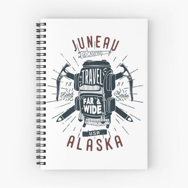 Item preview, Juneau Alaska Backpack Gear Retro designed and sold by KrisSidDesigns.