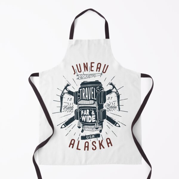 Item preview, Juneau Alaska Backpack Gear Retro designed and sold by KrisSidDesigns.
