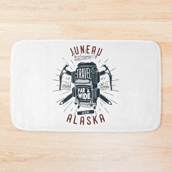 Item preview, Juneau Alaska Backpack Gear Retro designed and sold by KrisSidDesigns.