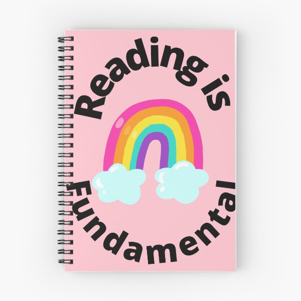 Item preview, Reading is Fundamental Pink designed and sold by jaimereadscraft.