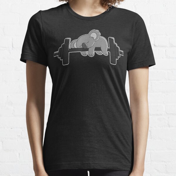 Koala Bear Workout and Weight Lifting Gym Essential T-Shirt