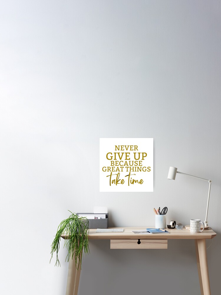 Gold Lettering Motivational Quotes For Life Poster for Sale by  Tiffanyava001