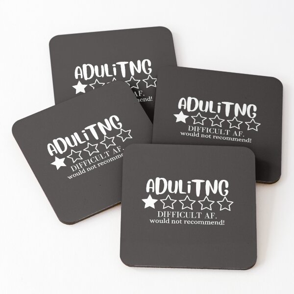 Item preview, Adulting Would Not Recommend designed and sold by Lv28021.