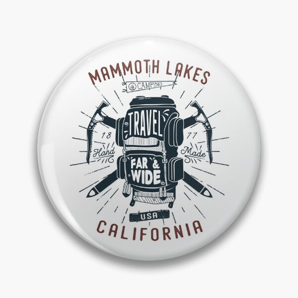 Item preview, Mammoth Lakes California Backpack Gear Retro designed and sold by KrisSidDesigns.