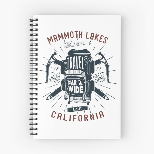 Item preview, Mammoth Lakes California Backpack Gear Retro designed and sold by KrisSidDesigns.