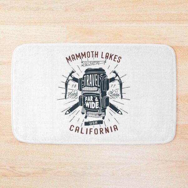 Item preview, Mammoth Lakes California Backpack Gear Retro designed and sold by KrisSidDesigns.