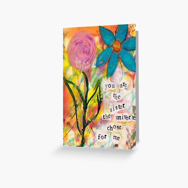 UNIVERSE SISTER Greeting Card
