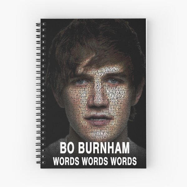 Item preview, BO BURNHAM WORDS designed and sold by Goldcrow.