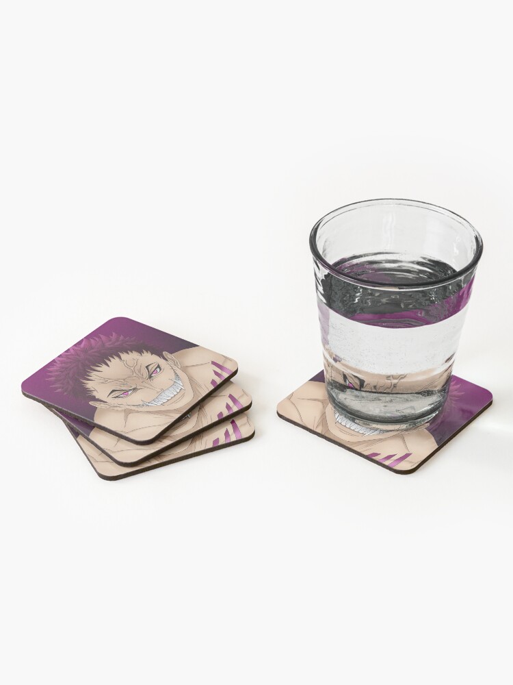 Charlotte Katakuri  Coasters (Set of 4) for Sale by Genjitsu-Art