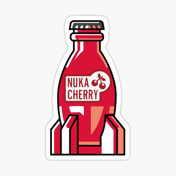 Vista previa del artículo con la obra «Fallout Nuka cola cereza», diseñado y vendido por scaro-ff.