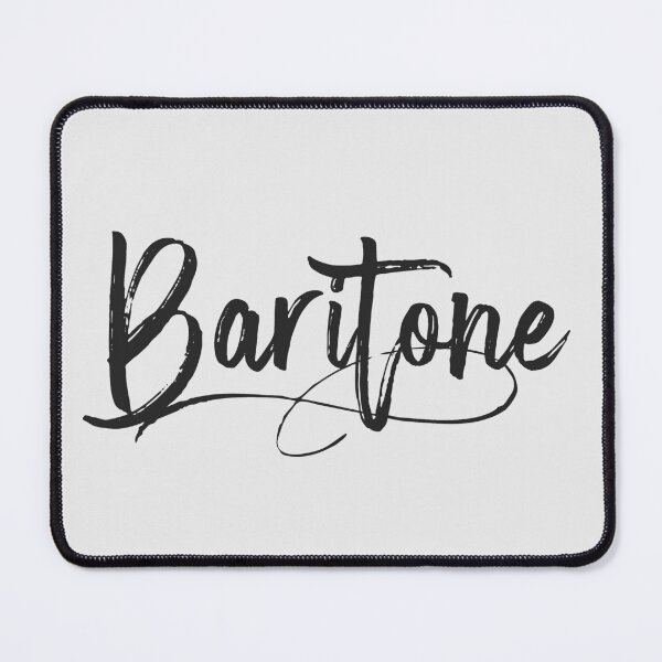 Item preview, Baritone Script Style - Black designed and sold by vabrown89.