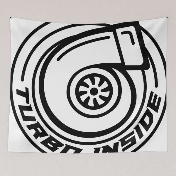 Item preview, Turbo Inside, Turbo Inside caution, Funny caution, gift for new car Sticker designed and sold by creativitygood.