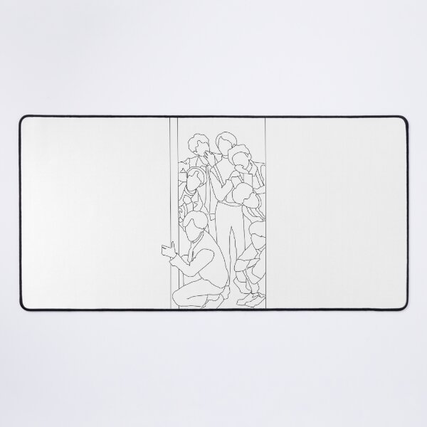Item preview, Magic Shop Black Outline Print on White designed and sold by lineartdesigns.