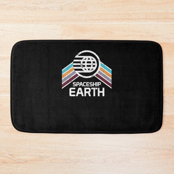 Item preview, Spaceship Earth Logo in Vintage Distressed Retro Style designed and sold by ButlersByron.