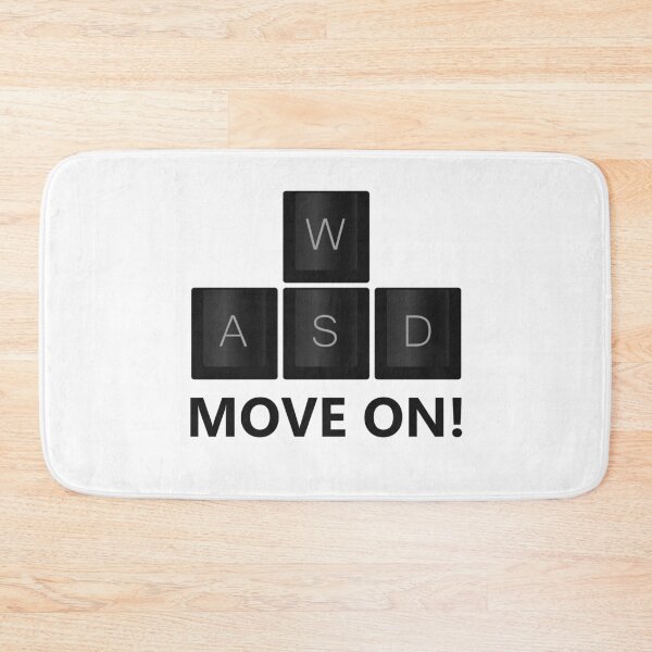 Item preview, Move On! Gamer PC WASD keys  designed and sold by Andantino.