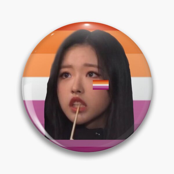 Item preview, olivia hye lesbian flag circle icon designed and sold by designsbychuu.